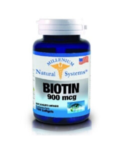 Biotina - Biotin 900 mcg (100 caps.) Millenium Natural Systems