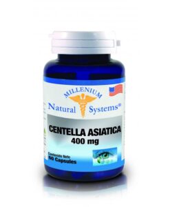 Centella Asiatica 400 mg (100 cápsulas) Millenium Natural Systems