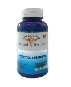 Probiotics & Prebiotics (120 cápsulas) Millenium Natural Systems