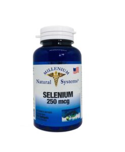 Selenium 250 MCG (100 cápsulas) Millenium Natural Systems